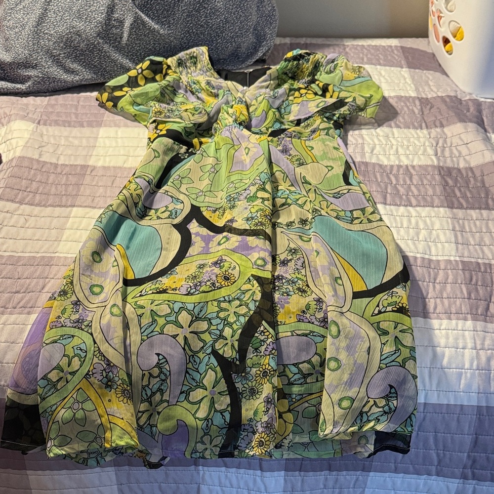 Floral Patterned Junior’s Dress